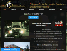 Tablet Screenshot of limo-tainment.com